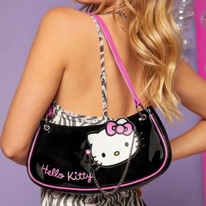 Hello Kitty patent leather handbag purse